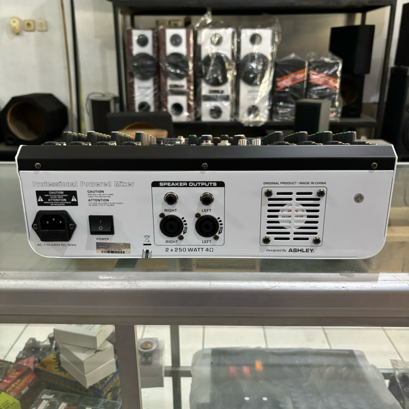 Power Mixer 8 Channel Ashley Audio 250 Amplifier