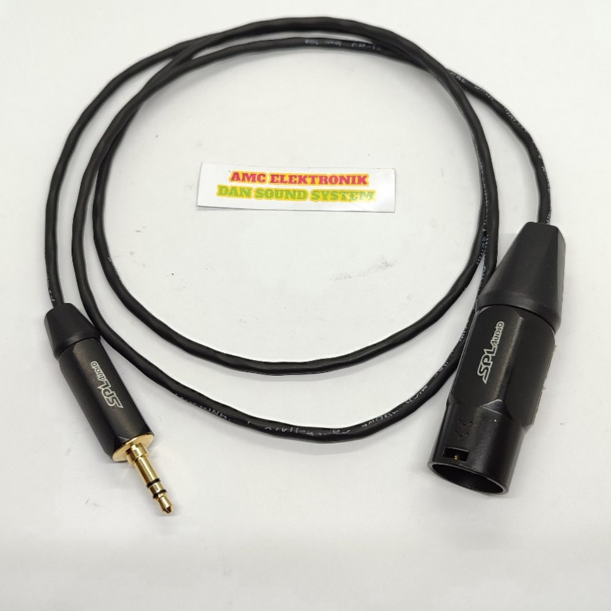 JACK HP JEK 3,5 MINI SPL TO XLR CANON MALE SPL KABEL SPL CM 1000