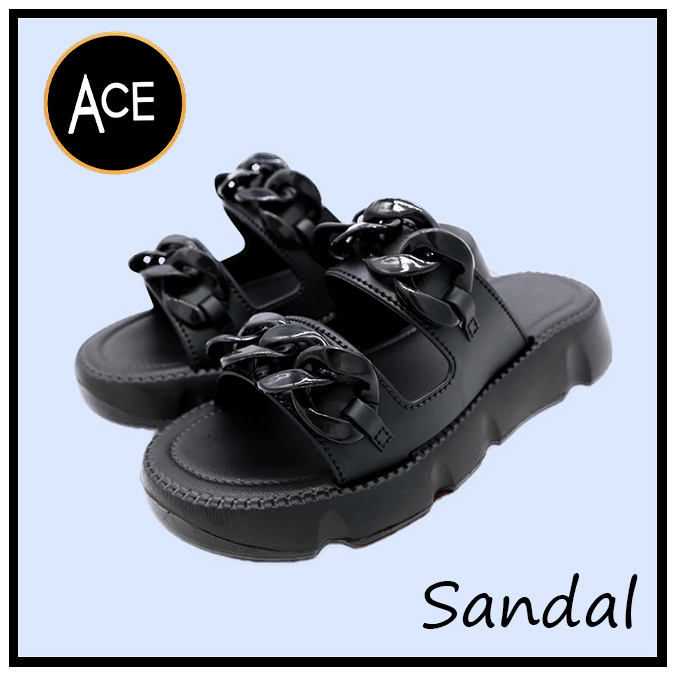 Sandal Fuji Wanita Korea Premium Sandal Wanita Terbaru Sendal Wedges Tali Jelly