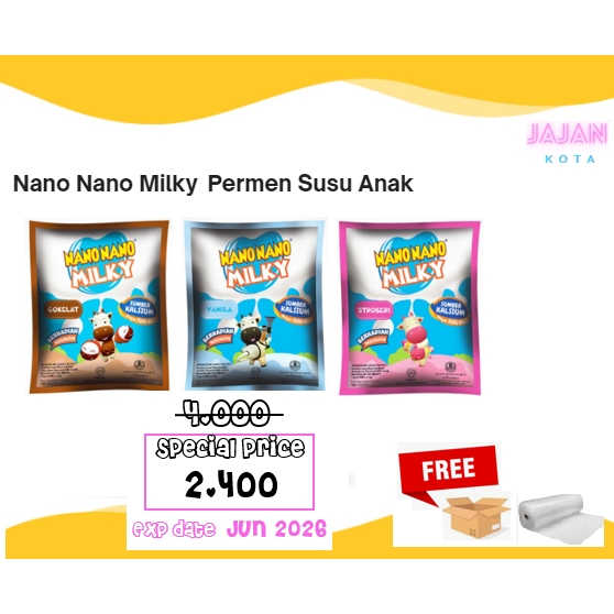 

Permen Nano Nano Milky 12 gram