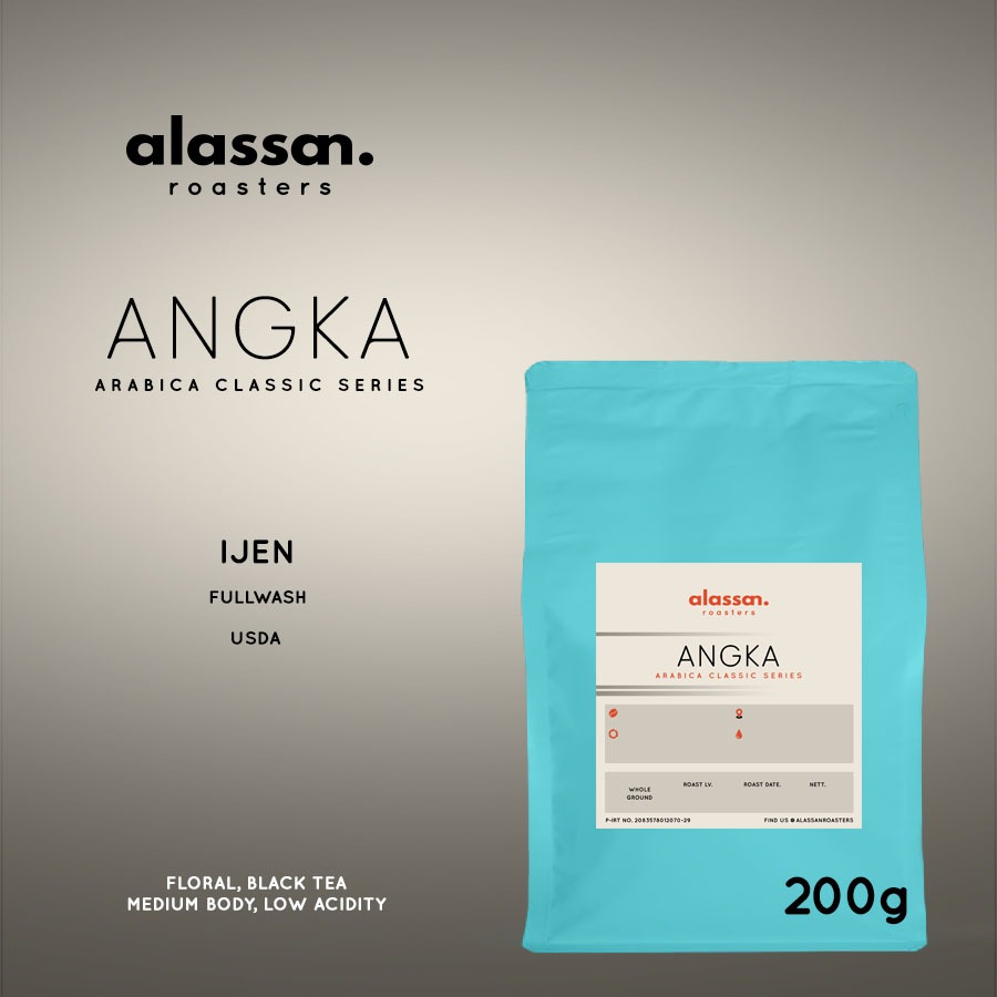 

alassan coffee, kopi arabica ijen usda fullwash 200gr - biji atau bubuk