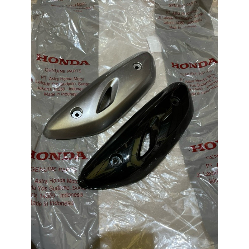 Cover Tameng Tutup Knalpot Honda Scoopy New Frestige 2021 2024 Original