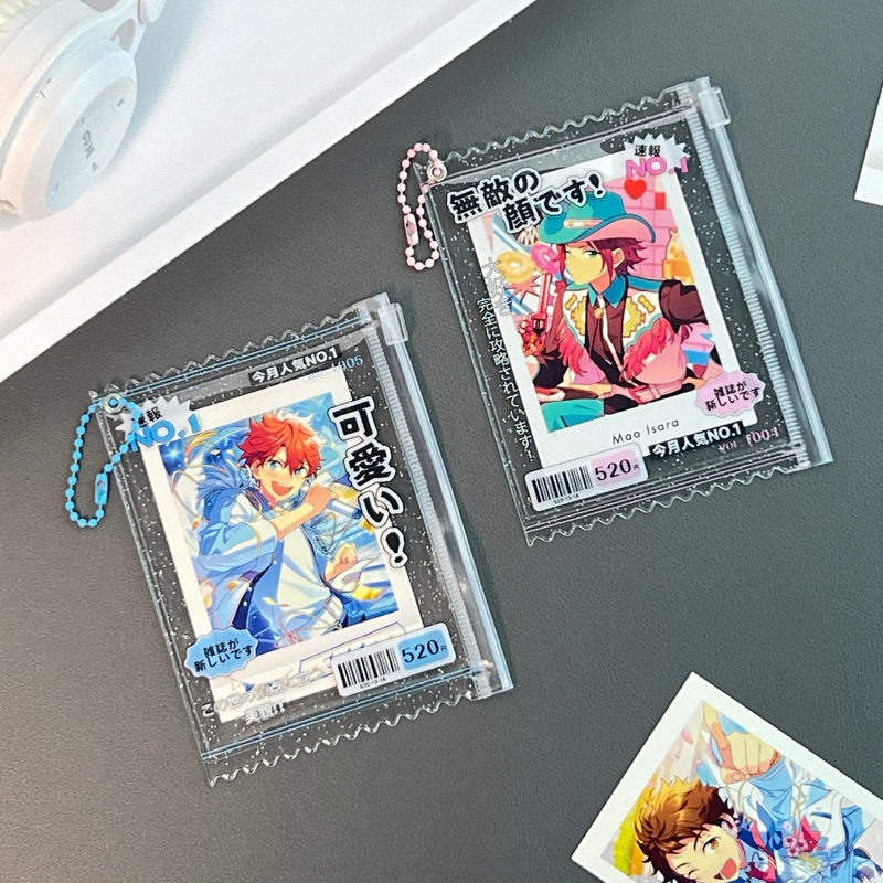 

[Ready Stock] Photocard Holder / Card Holder Cahol Ziplock PVC Glitter