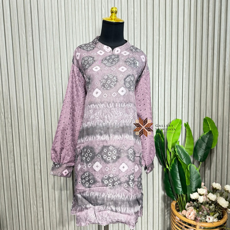 TUNIK JUMBO JUMPUTAN ETNIK BATIK HANDMADE ASLI PALEMBANG BY GALLERY SRIWIJAYA