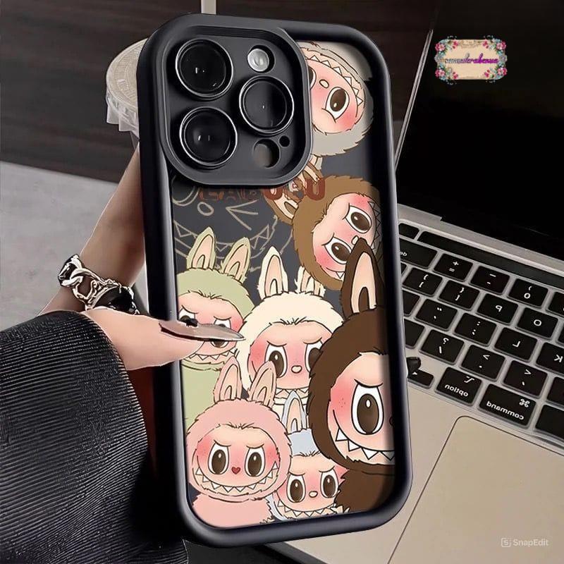 ss950 Silikon Case Labubu Monster Softcase Casing Hp Compatible For Iphone 7G 8G 7G+ 8G+ X XR 11 12 
