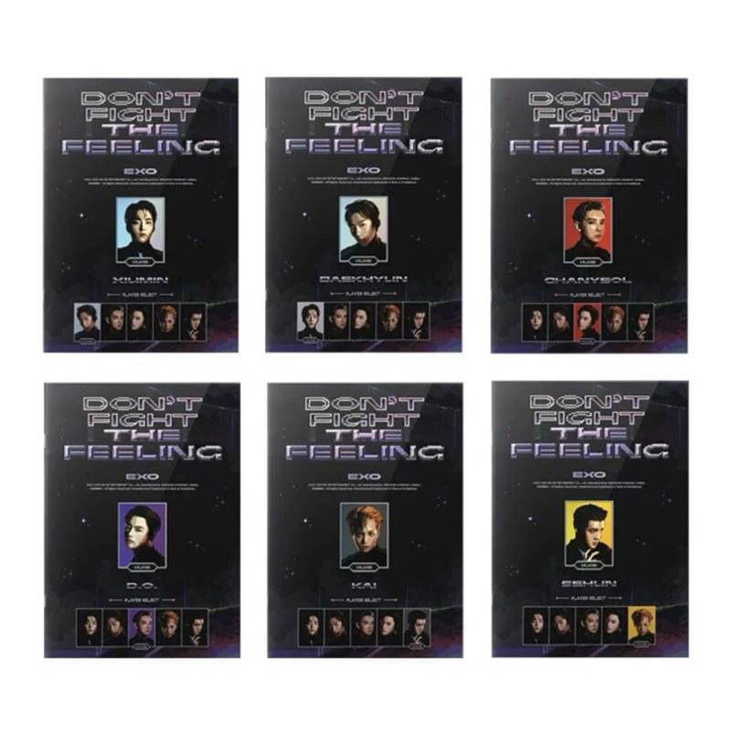 [SEALED] Album EXO Don’t Fight The Feeling DFTF Expansion Member Baekhyun Chanyeol D.O Kyungsoo Kai 