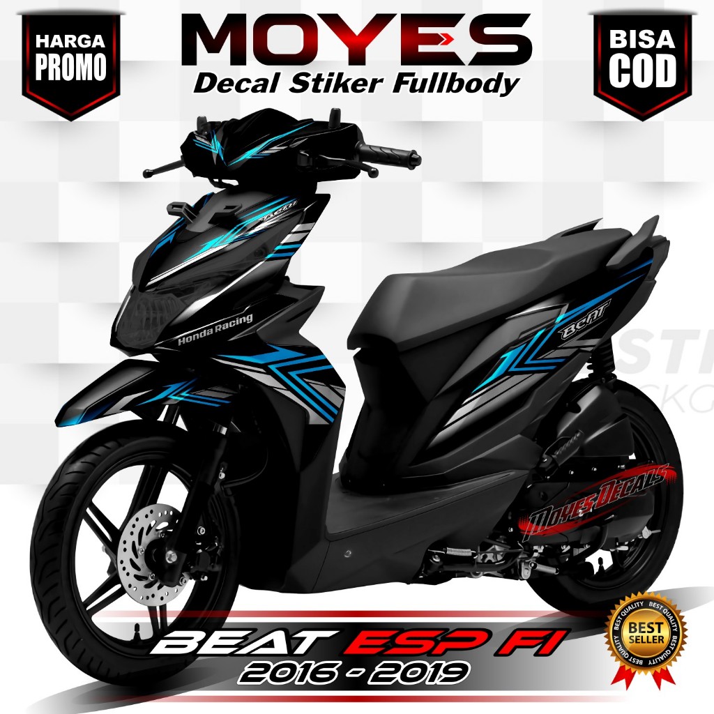 Decal Motor Beat ESP F1 - Stiker Motor Beat ESP F1 Fullbody Premium - Variasi Motor Beat ESP F1 2016