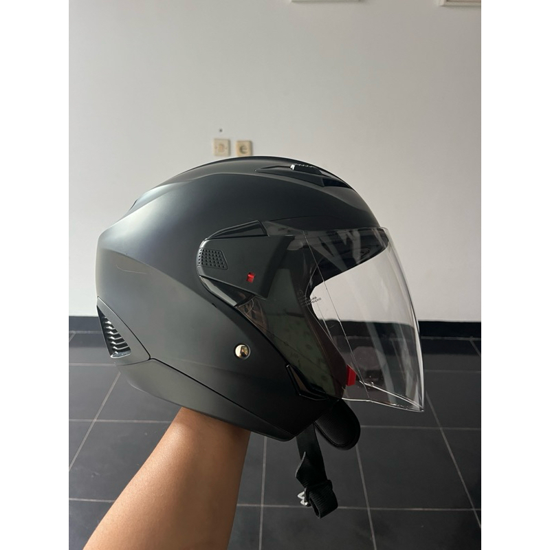 Helm Zeus ZS 611 Hitam Doff Bekas