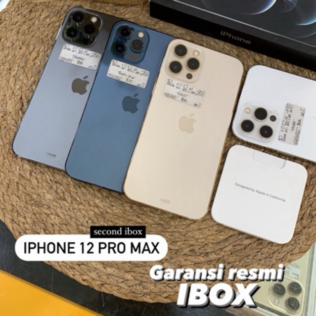 (SECOND) IPHONE 12 PRO MAX 128GB RESMI IBOX