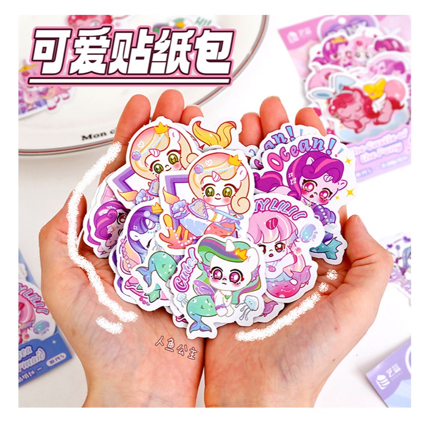 

Stiker Little Pony Stiker Pack Little Pony Bahan Kertas Stiker DIY Case Hp Stiker Dekor Buku Diary