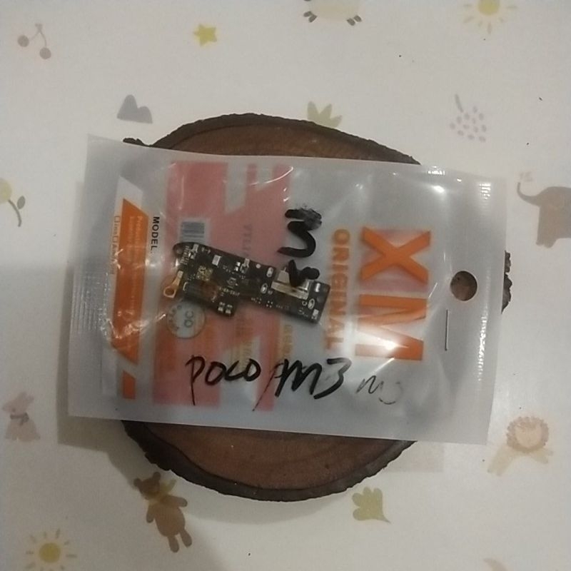 PAPAN CAS KONEKTOR CHARGER PCB XIAOMI POCO M3 MIC+CAS IC ORI