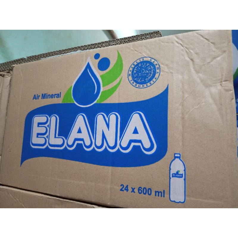 

Elana botol 600ml 1 dus isi 24 botol / air minum / air kemasan