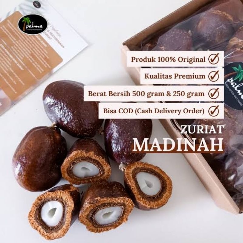 

BUAH ZURIAT MADINAH UTUH 1 KG - DZURIAT MADINAH 1 KG UTUH PROMIL