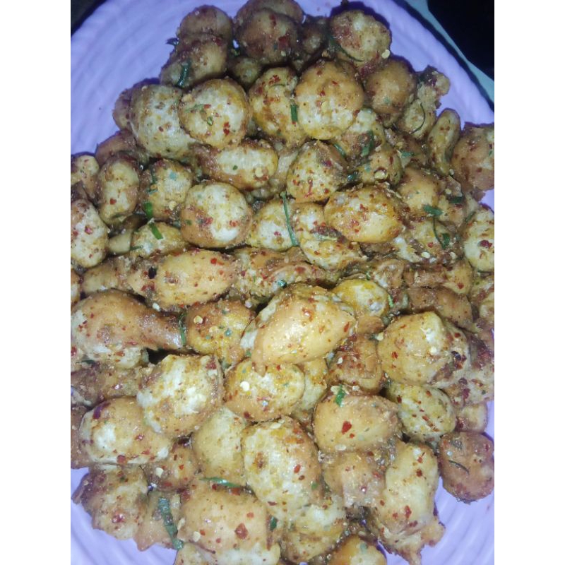

siomay krikil pedas daun jeruk