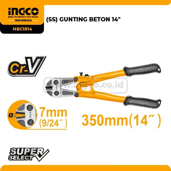 (GUNTING BETON 14'') HBC1814 INGCO