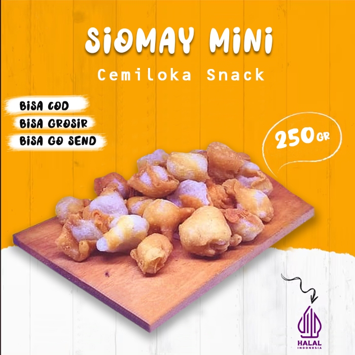 

BISA COD - Cuanki Somay Mini 250 Gram Siomay Kering Mini - Siomay Kerikil - Gurilem - Batagor - Cuanki - Toping Seblak - Baso Aci - Bakso - Mie Instan - Cuanki - Baso Cuanki - Kerupuk Seblak