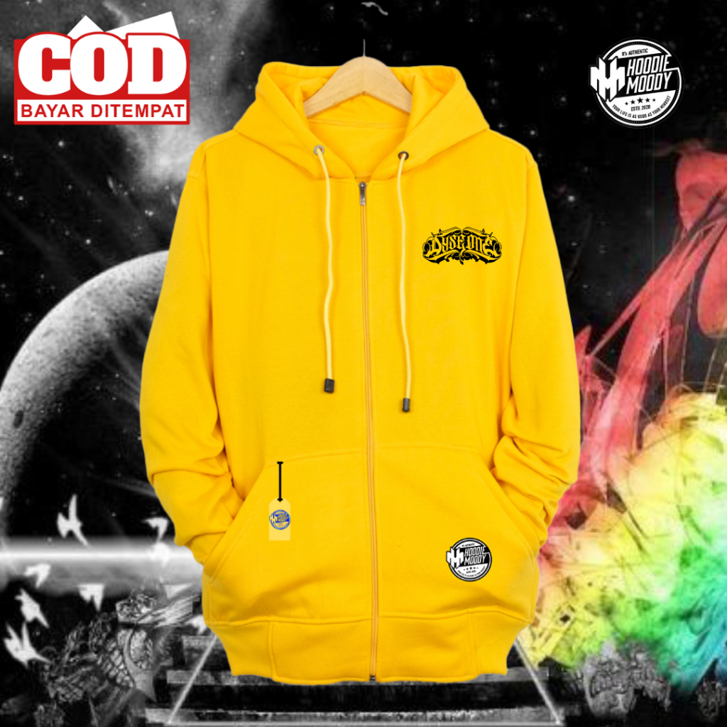 Hoodie Jaket Resleting dyseone Zipper  Sweater Sleting Switer Cewek Cowok Jaket Wanita Kekinian teba