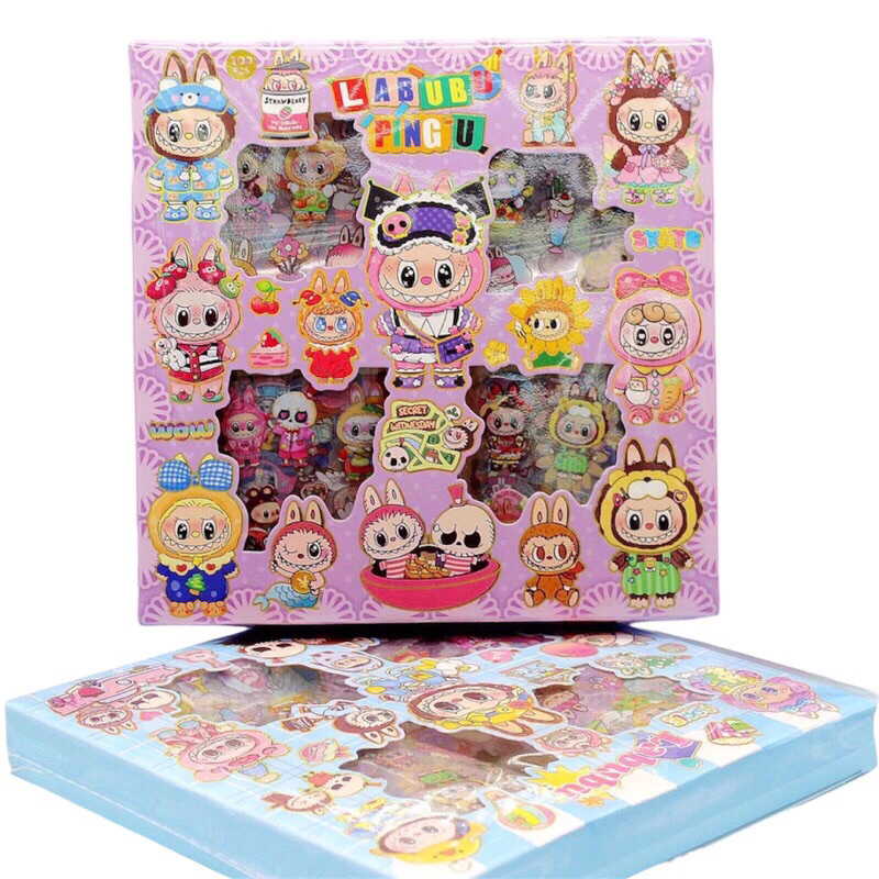 

Stiker Labubu 1 box labubu popmart karakter viral