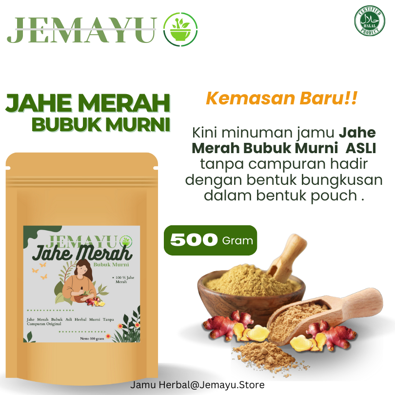

Jahe Merah Bubuk Super Pedas 100% Murni Herbal Tanpa Gula Original 500 gr