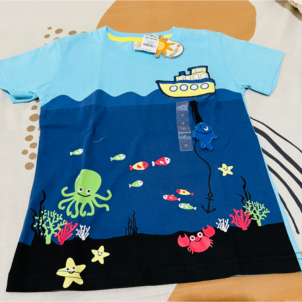 Kaos Anak Laki-laki Kapał Laut Little M MATAHARI