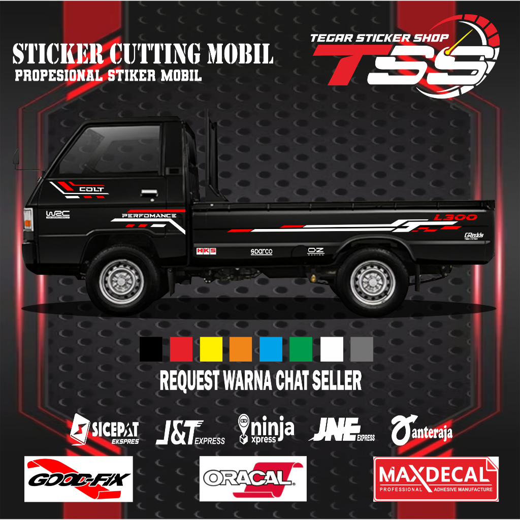 sticker mobil l300 sticker mobil mitsubishi colt l300 sticker lis mobil sticker morif variasi mobil
