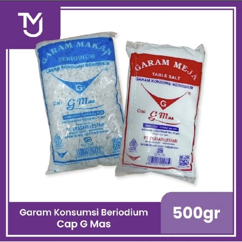 Garam Beryodium / Garam Meja / Garam Kasar 500gr