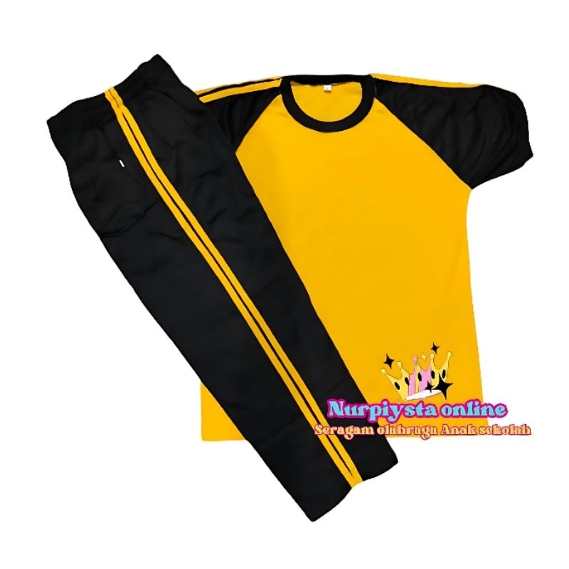 PL stelan baju olahraga SD Lengan pendek seragam