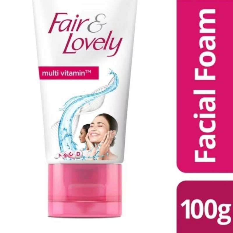 Glow and Lovely Facial Foam Fair and Lovely Sabun Cuci Muka Multi Vitamin