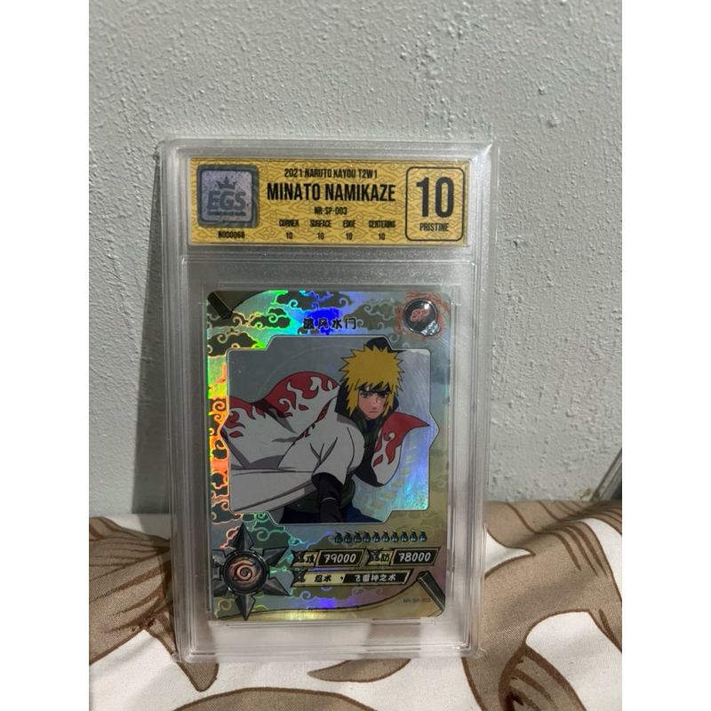 kartu naruto kayuo SP MINATO 003 pristine 10 garding egs lokal