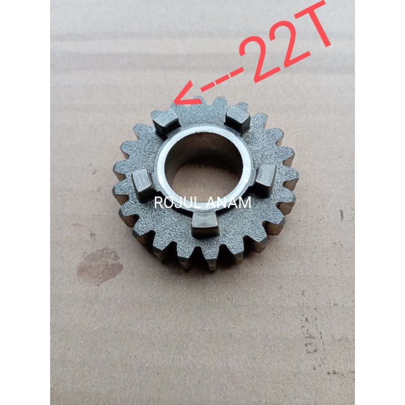 GIGI RASIO TRANSMISI NO 2 AS KOPLING YAMAHA VEGA ZR JUPITER Z1 ORIGINAL SECCOND