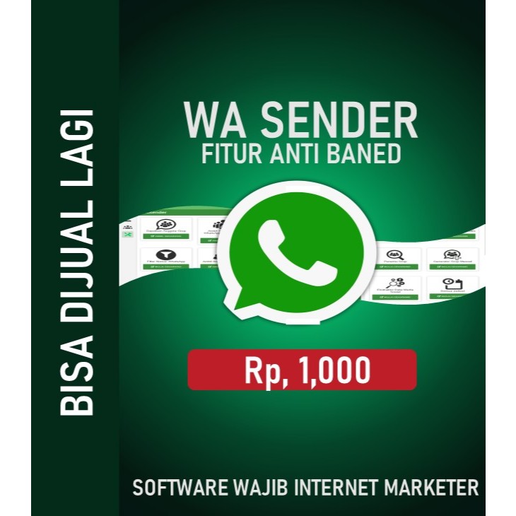 WA SENDER - wa marketing aplikasi WAJIB era DIGITAL