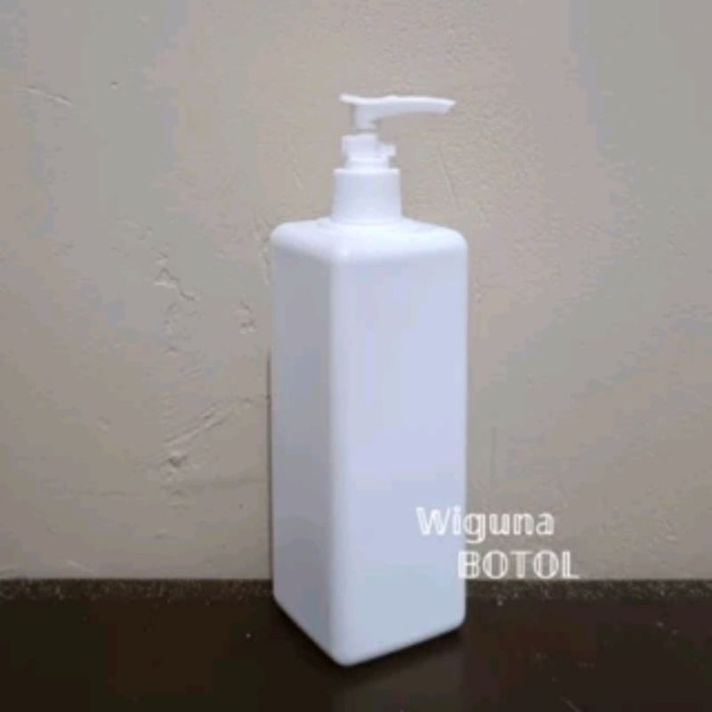 Botol Pump 500ml Kotak / Botol Hdpe 500ml Kotak Pump Clip