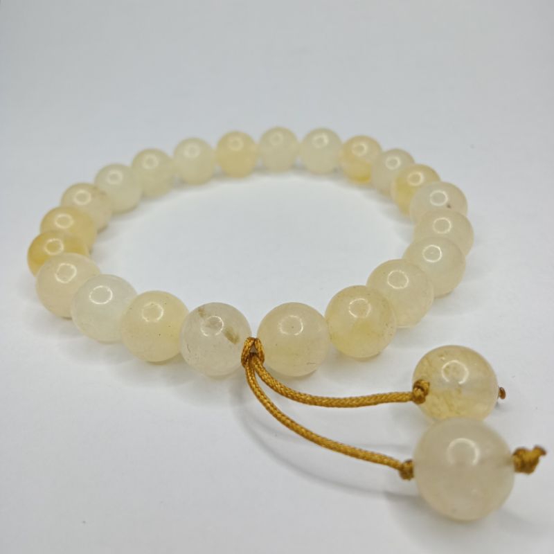 Gelang Batu Alam Citrine / Gelang Tangan Batu Alam Asli