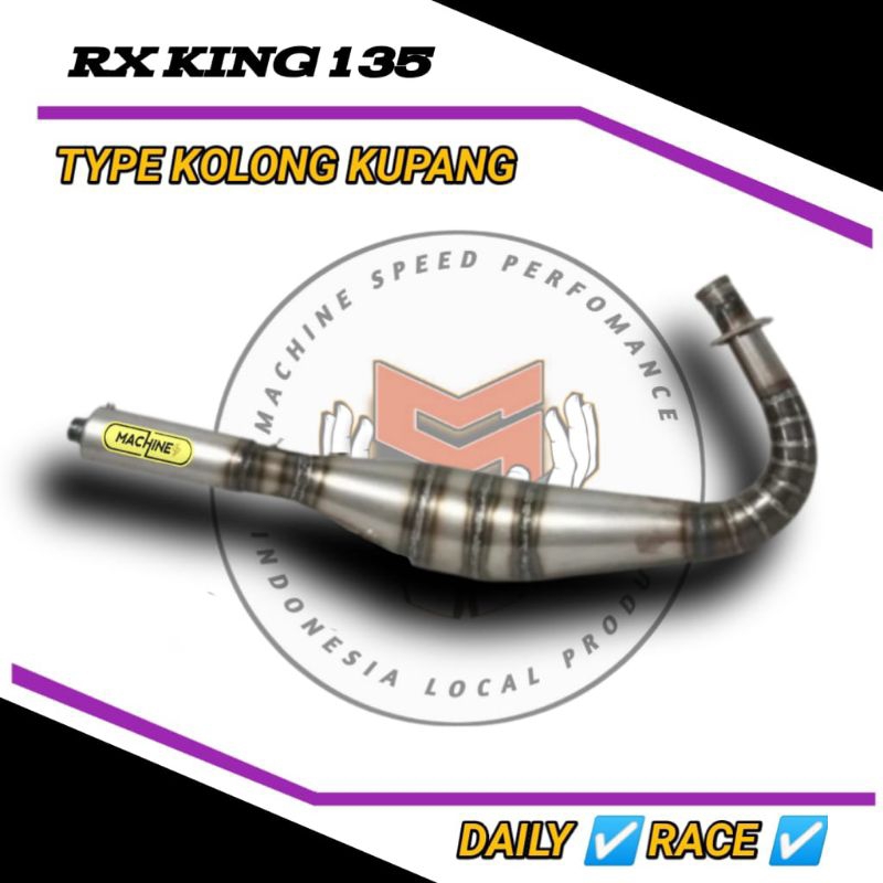 KNALPOT KUPANG RX KING SPESIAL BLAYER ORIGINAL MACHINE BUKAN ABRT