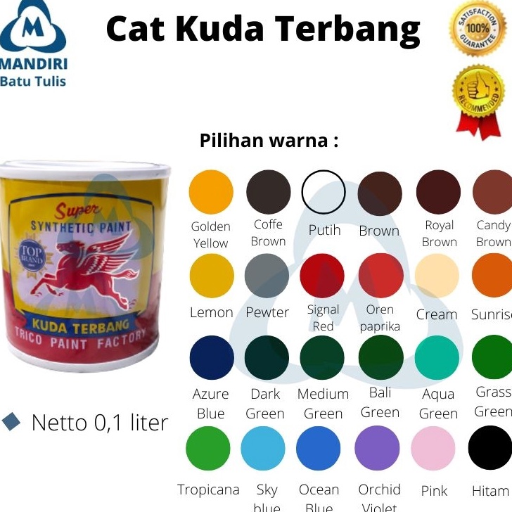 

MELEDAK PROMO Cat kuda Terbang Kecil 1 Cat Besi Cat Kayu Cat Minyak