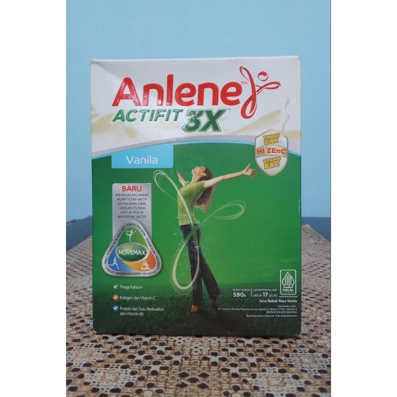 

Susu Anlene Actifit 580/590gr (dus luar kurang bagus)