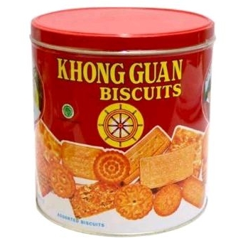 

Khong Guan Biskuit Kaleng Bulat 650 gram