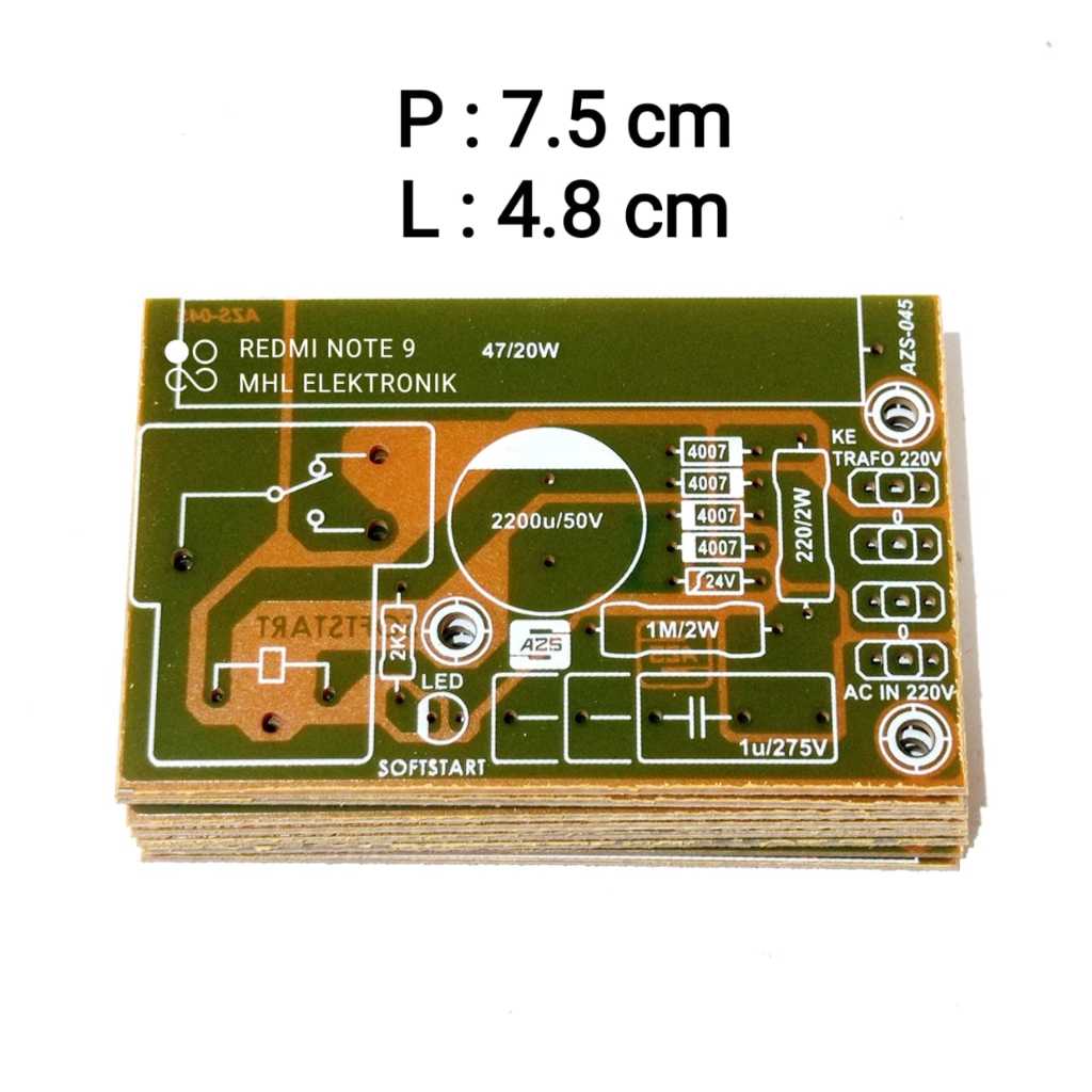 PCB SOFTSTART POWER BALAP