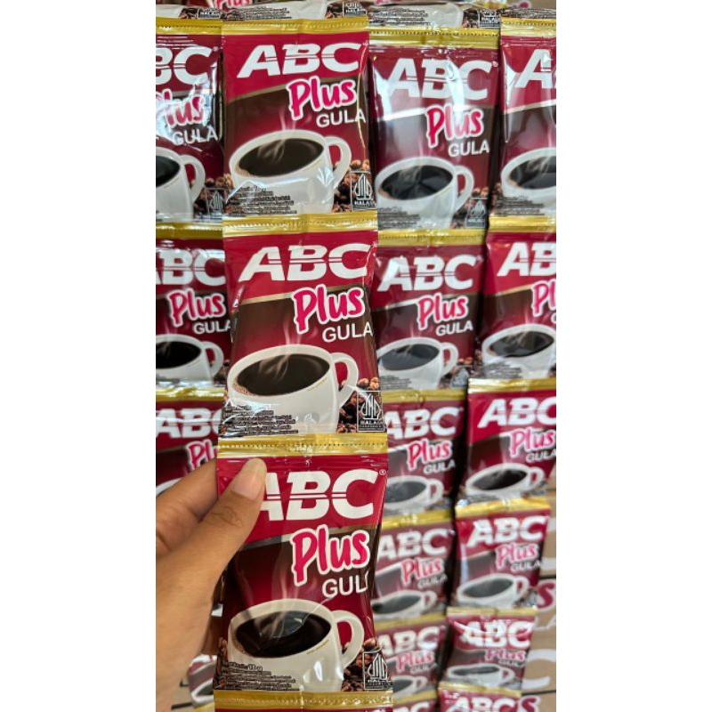 

Ready !! Kopi ABC Plus Gula 1renteng isi 10sachet ( 18 x 10 )