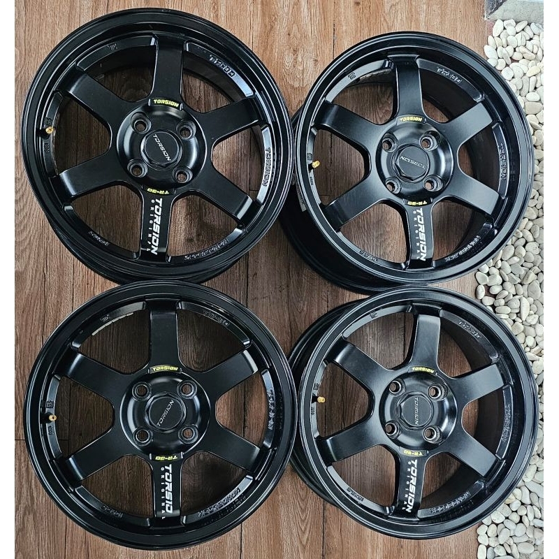 Velg Original Torsion TE 37 R15 L6,5 Et 42 Pcd 4*100 Made in 🇮🇩