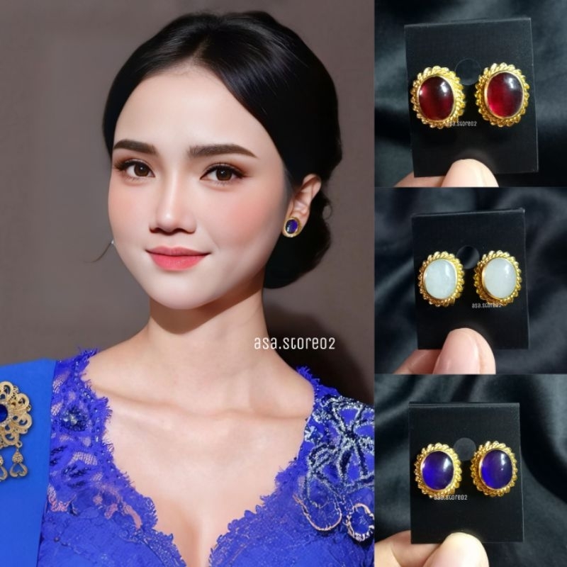 Subeng Bali Oval Premium Lapis Emas/Sumpel Bali/Subeng Alpaka
