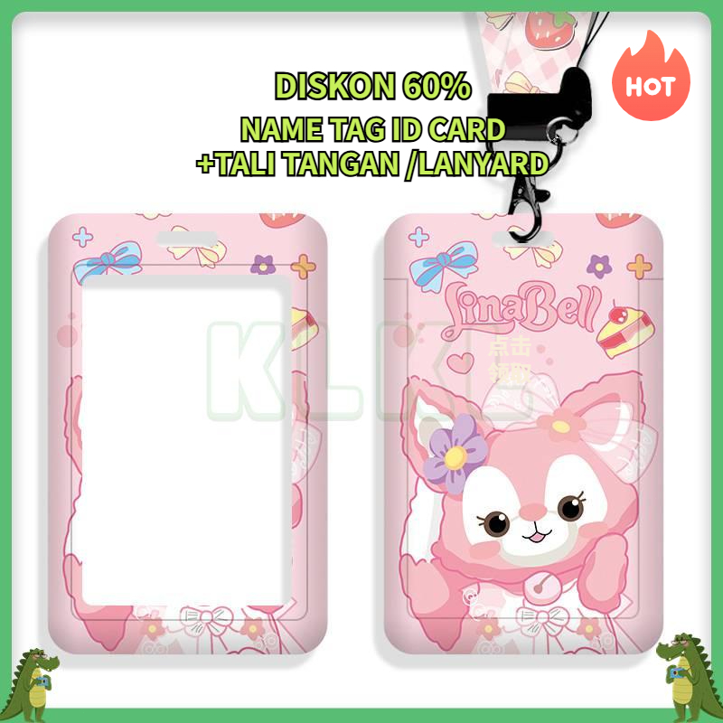 

✨ KLKL ✨ Lanyard id card Bus Kartun Kartu Padi Gerbang Kereta Api Pelarangan Kartu Name Tag Id Card Gantungan Id Card Lucu Id Card Holder