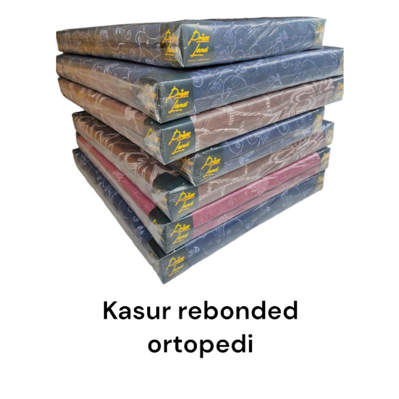 kasur rebonded, kasur ortopedi D50 kain sarung quilting