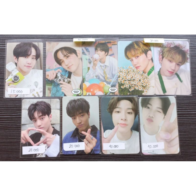 PHOTOCARD OFFICIAL TREASURE OHORA JIKJIN THE FIRST STEP CHAPTER ONE TWO JUNKYU HARUTO MASHIHO JIHOON