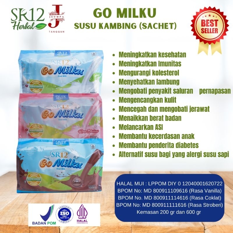 

Gomilku Sachet SR12 Susu Kambing Etawa terlaris