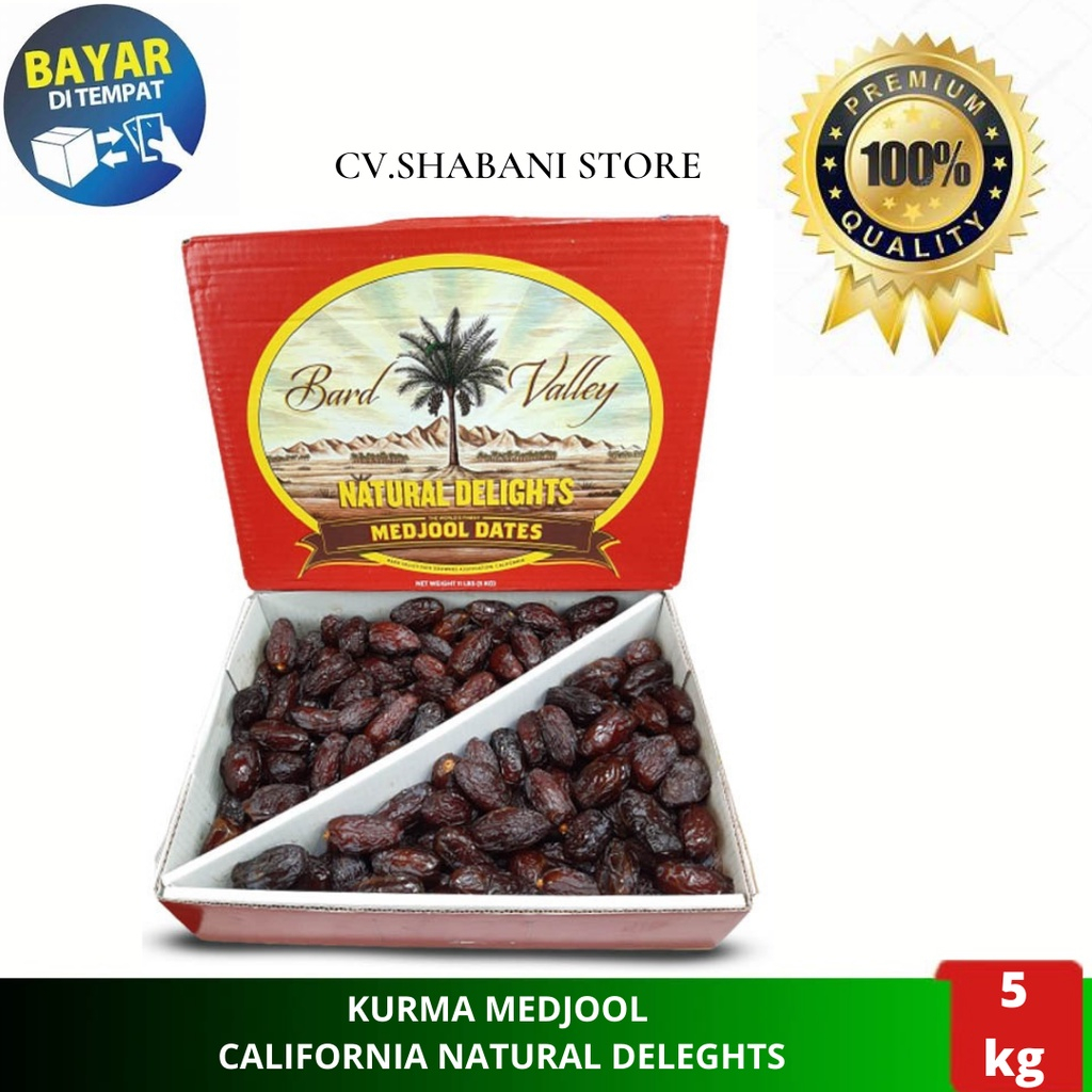 

[COD] KURMA MEDJOUL 5KG FREE SIWAK 1 PCS / NATURAL DELIGHTS / MEDJOL JUMBO CALIFORNIA / BISA COD