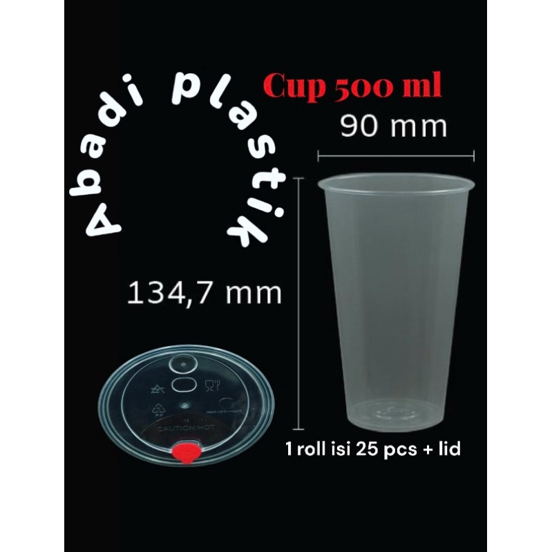 CUP INJECTION TEBAL 16OZ/ THINWALL CUP INJECTION 500 ML