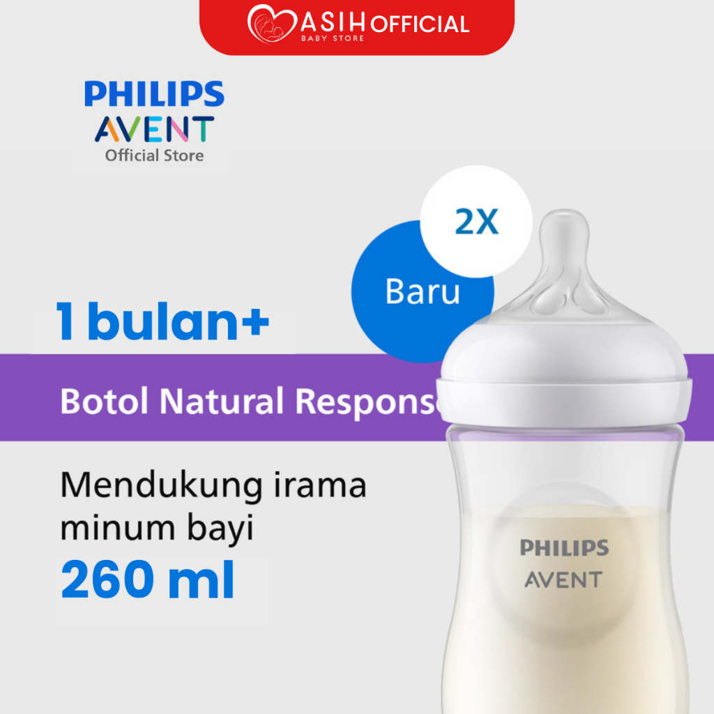 Botol Susu Avent Philips Natural 3.0 9OZ SCY903/02 260ml Newborn Anti Kolik