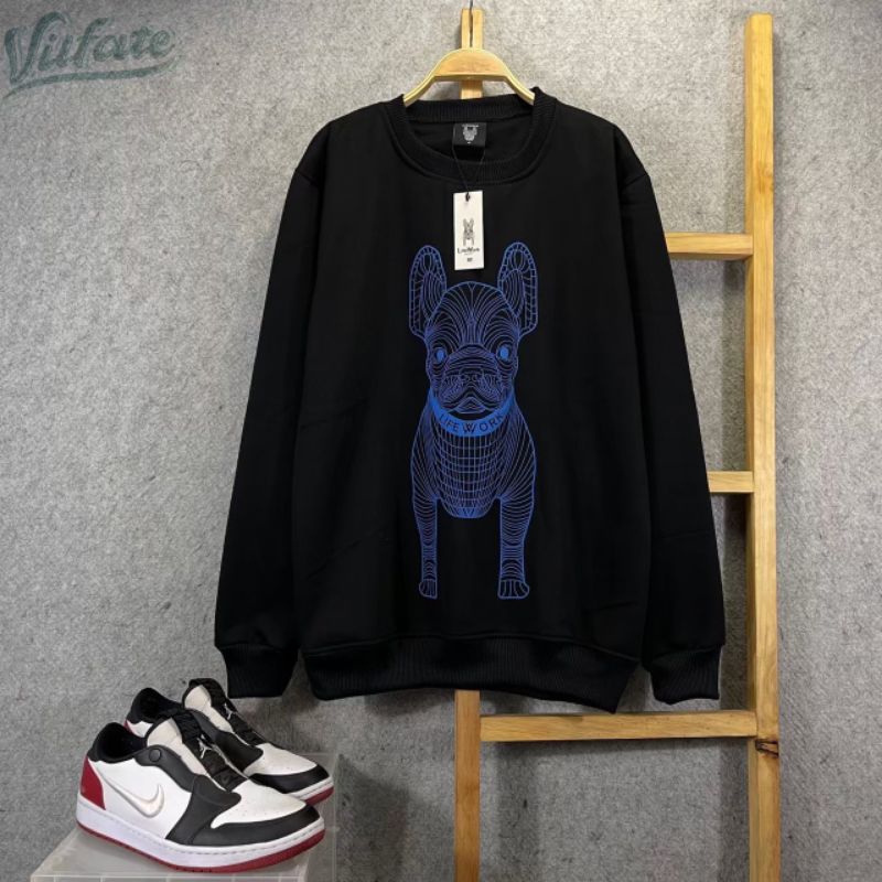 CREWNECK LIFEWORK BLACK BLUE