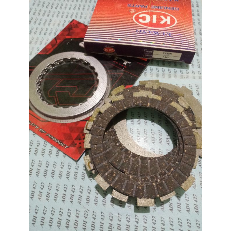 KAMPAS KOPLING KAIN PLAT KOPLING+PLAT GESEK KOPLING SUZUKI FR 80 FR80 RUBAHAN JUPITER Z VEGA R NEW/L